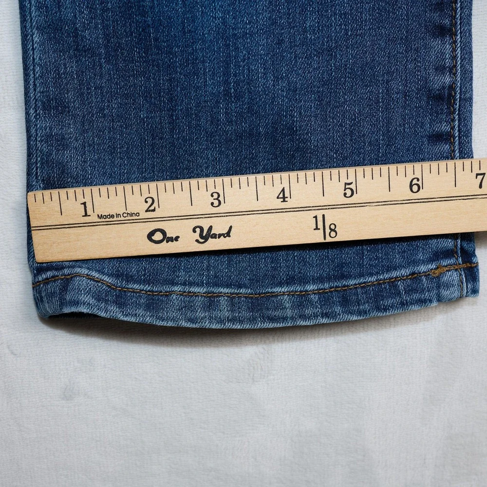 Ann Mashburn Womens Straight Leg Jeans Medium Wash Denim Size 26 AMTCL061924-BSR - Picture 7 of 10